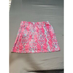 Ana Clare Pink/Teal Skort/Skirt‎ XL
